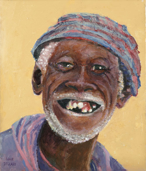 A Happy Man - painting by Annie Dillard