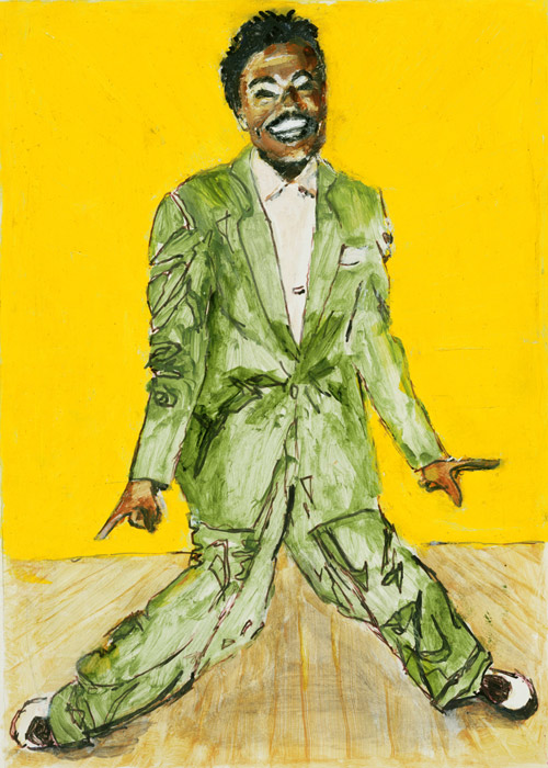 Little Richard, painting by Annie Dillard