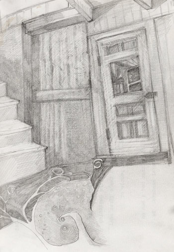 Dune Shack Door by Annie Dillard